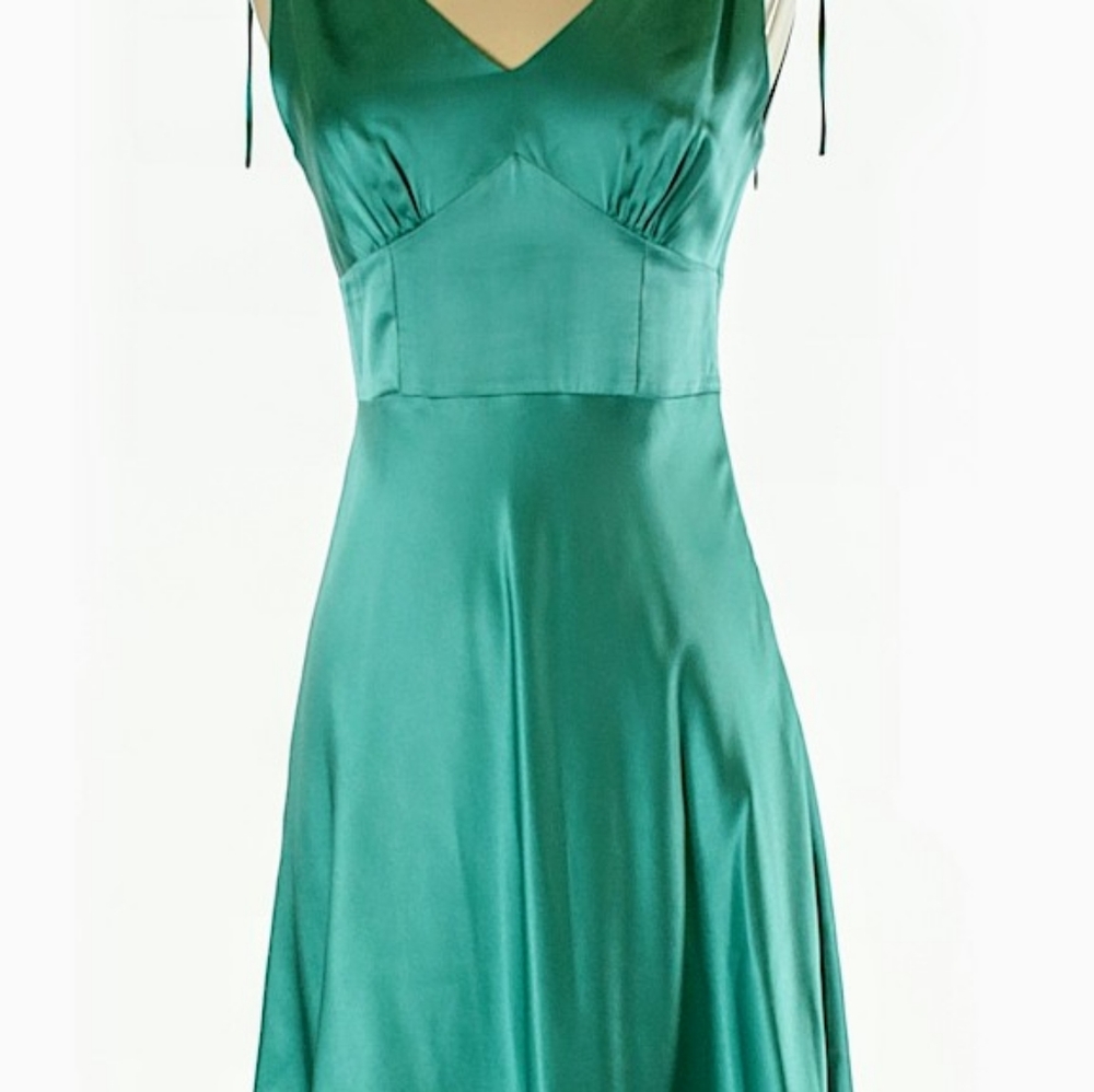 NEW! Ann Taylor Loft Silk Cocktail Dress, aqua
